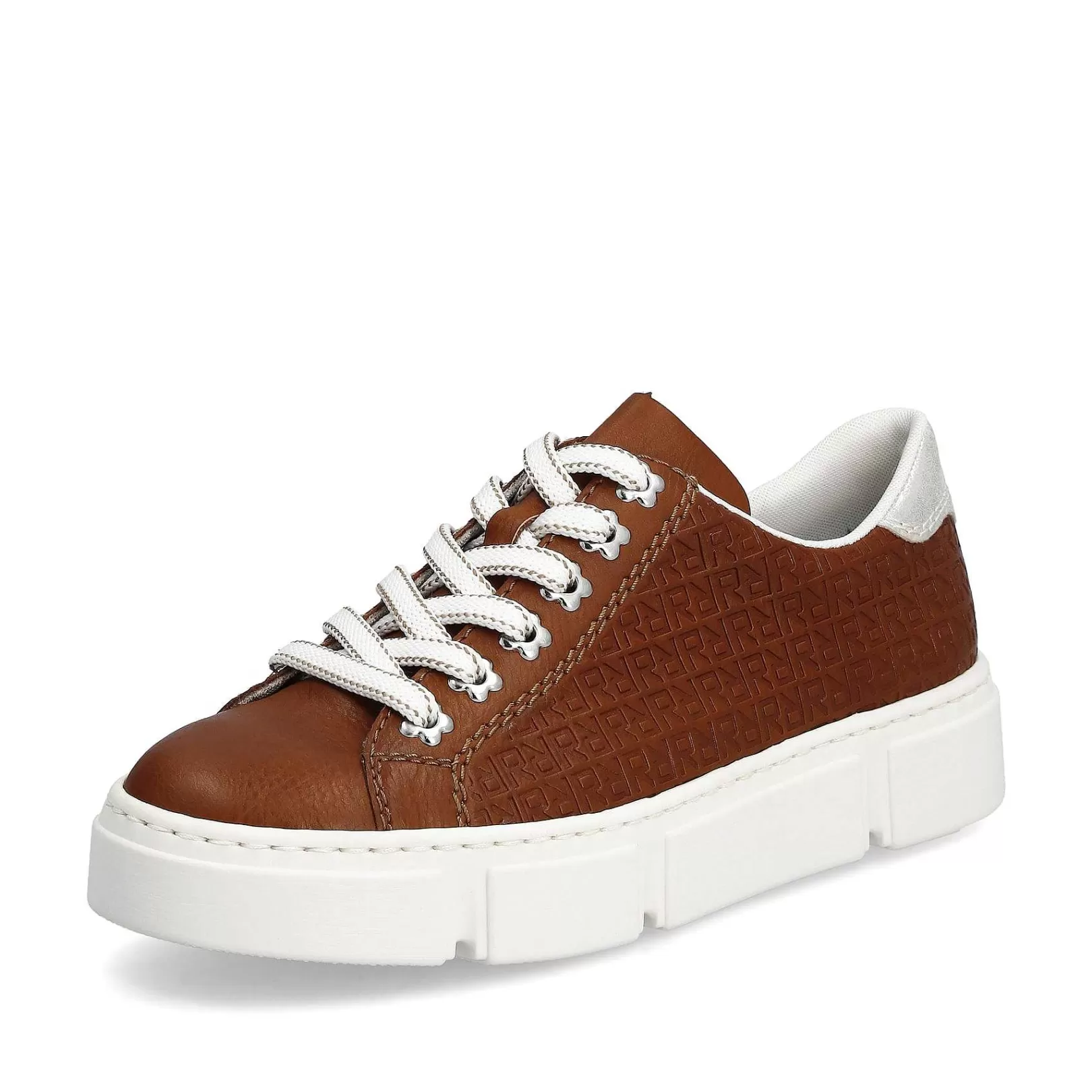 Flash Sale Women'S Sneaker Low Wood Brown Ladies Sneakers