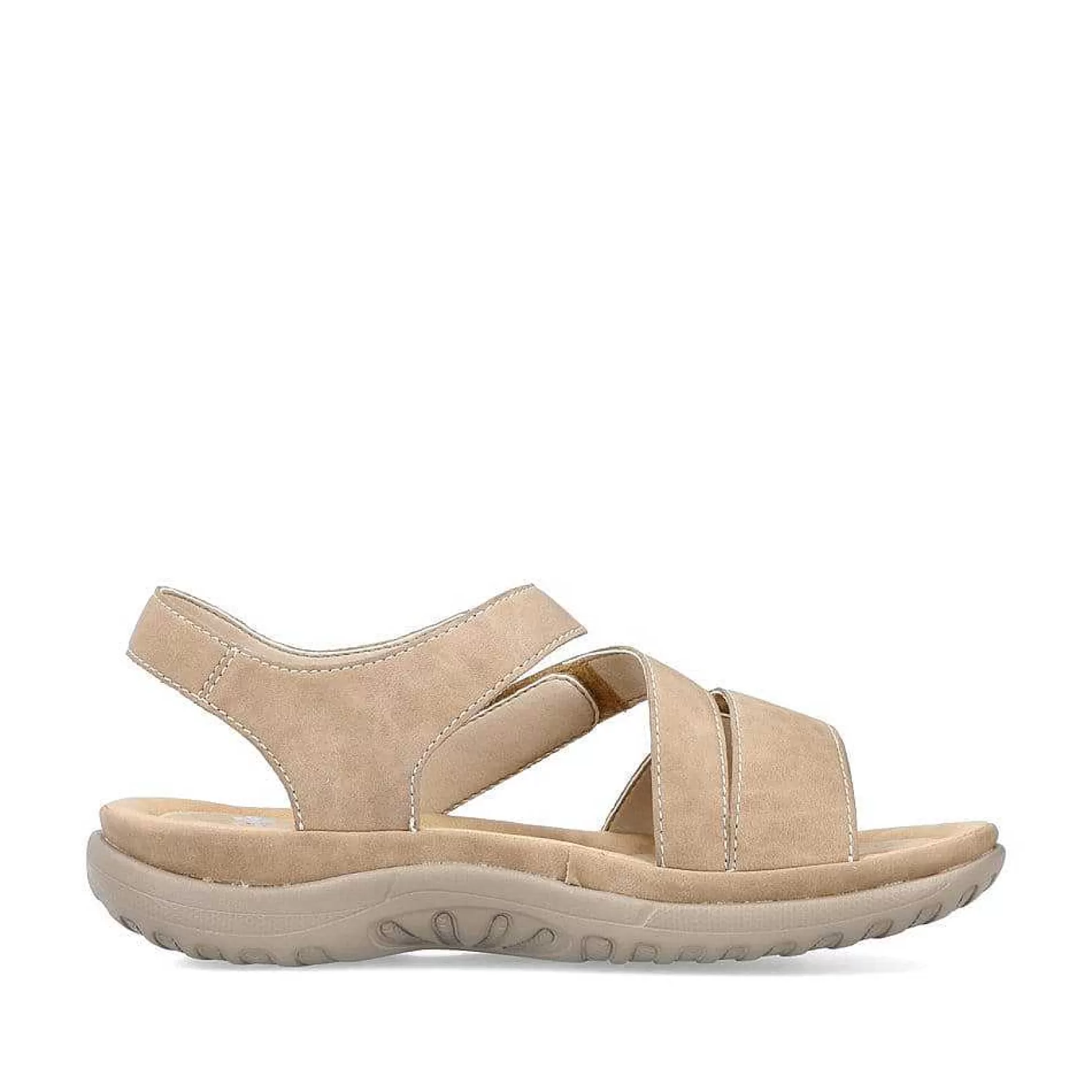 Online Women'S Strappy Sandals Beige Ladies Sandals & Sandals