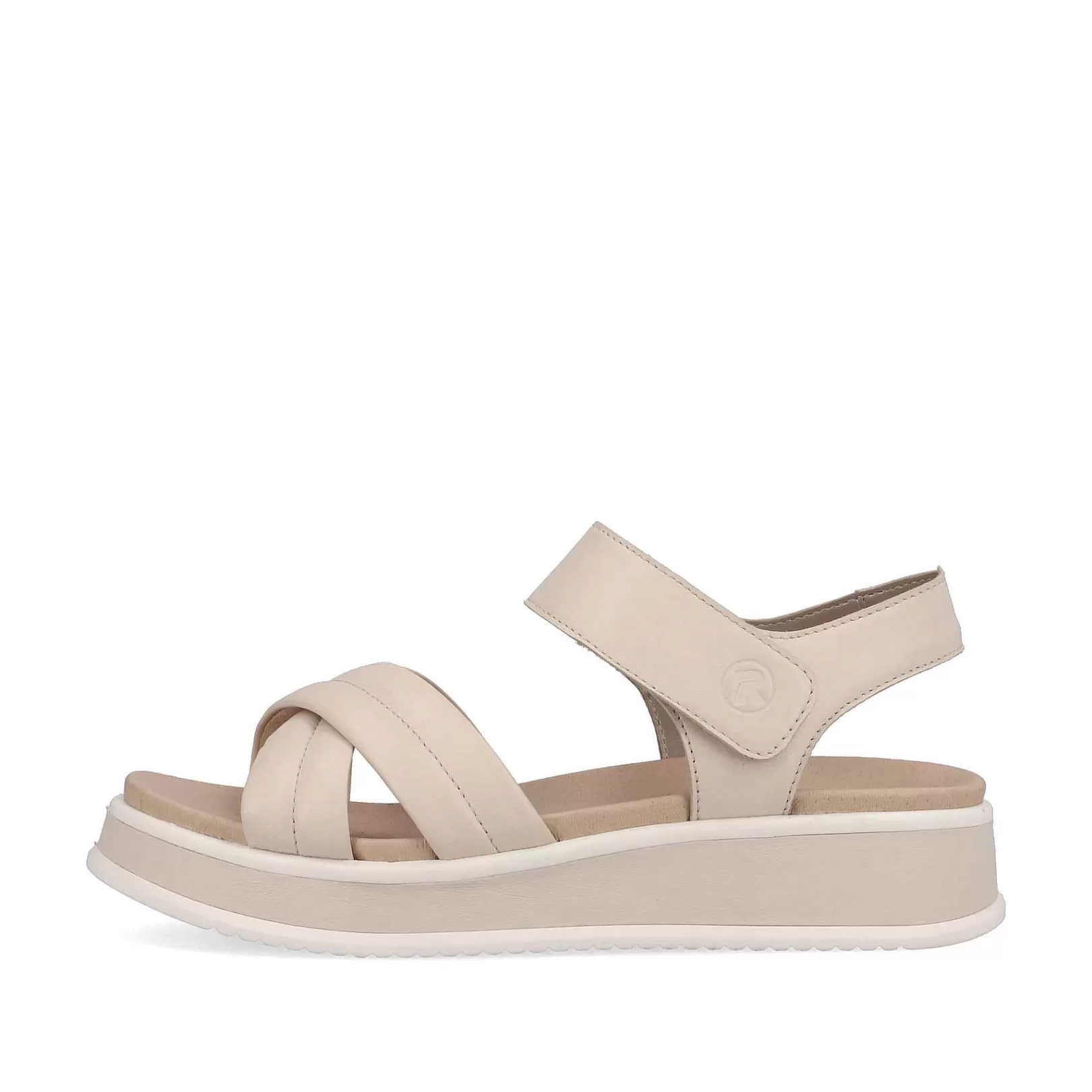 Online Women'S Strappy Sandals Cream Beige Ladies Sandals & Sandals