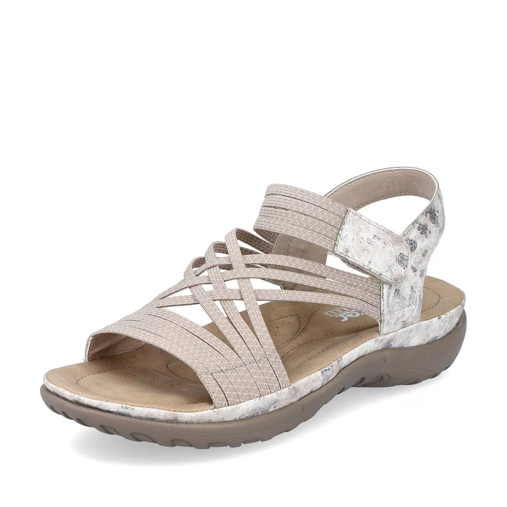 Cheap Women'S Strappy Sandals Cream Beige Ladies Sandals & Sandals