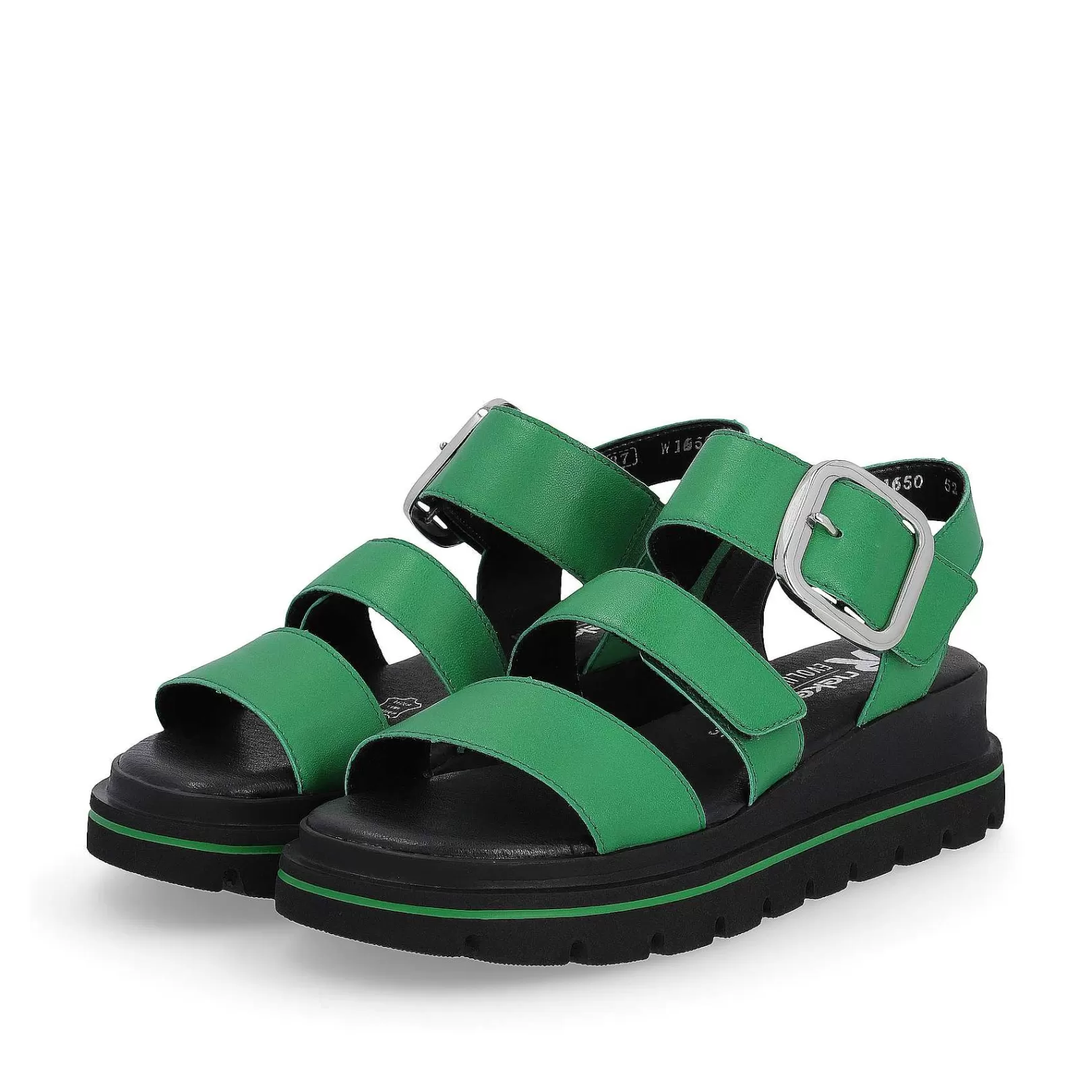 Discount Women'S Strappy Sandals Emerald Green Ladies Colorful Styles