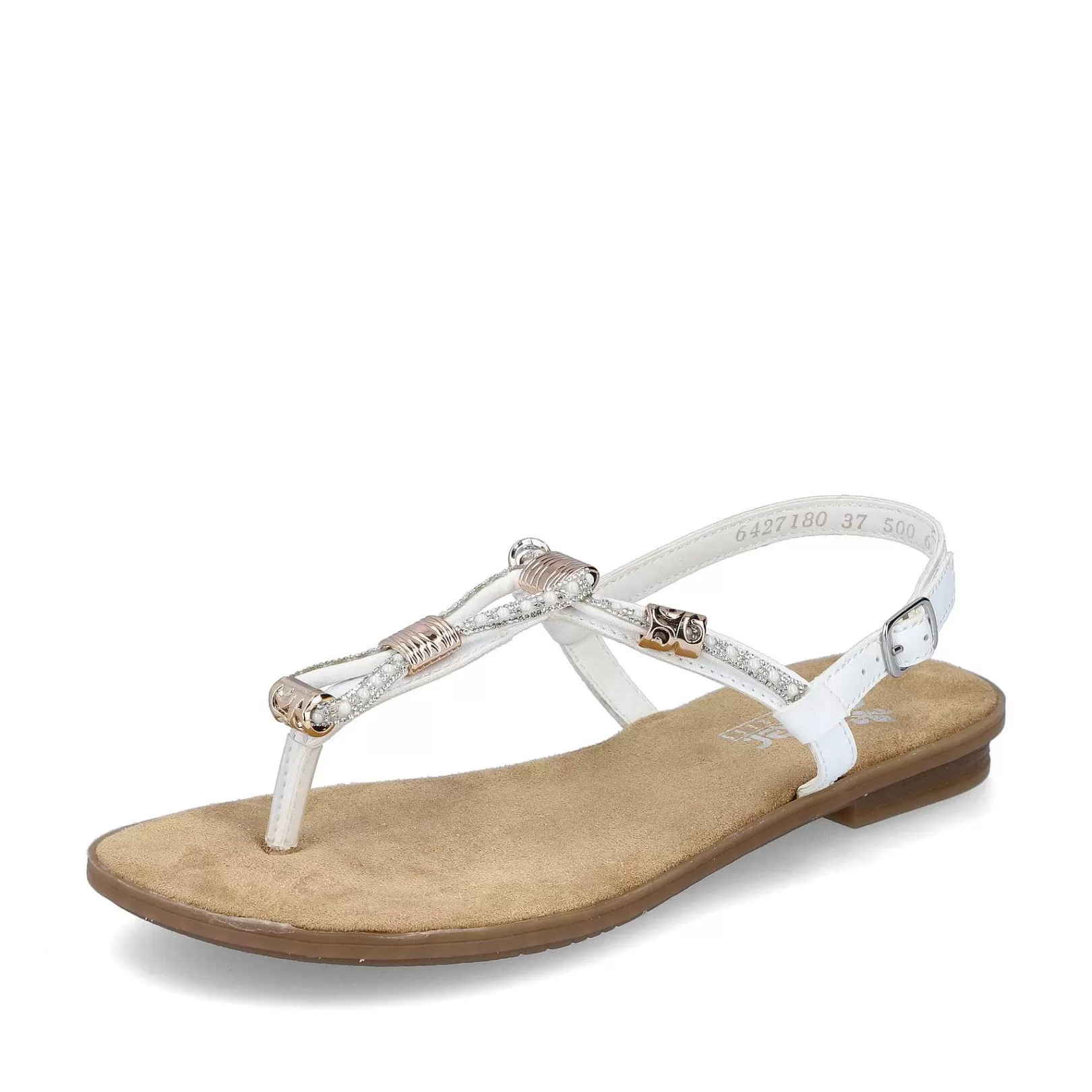 Flash Sale Women'S Strappy Sandals In Crystal White Ladies Sandals & Sandals