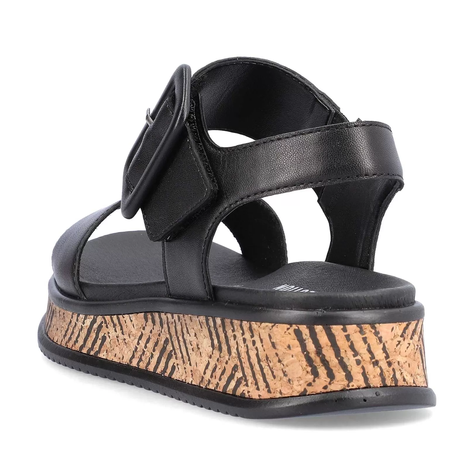 Discount Women'S Strappy Sandals Midnight Black Ladies Sandals & Sandals