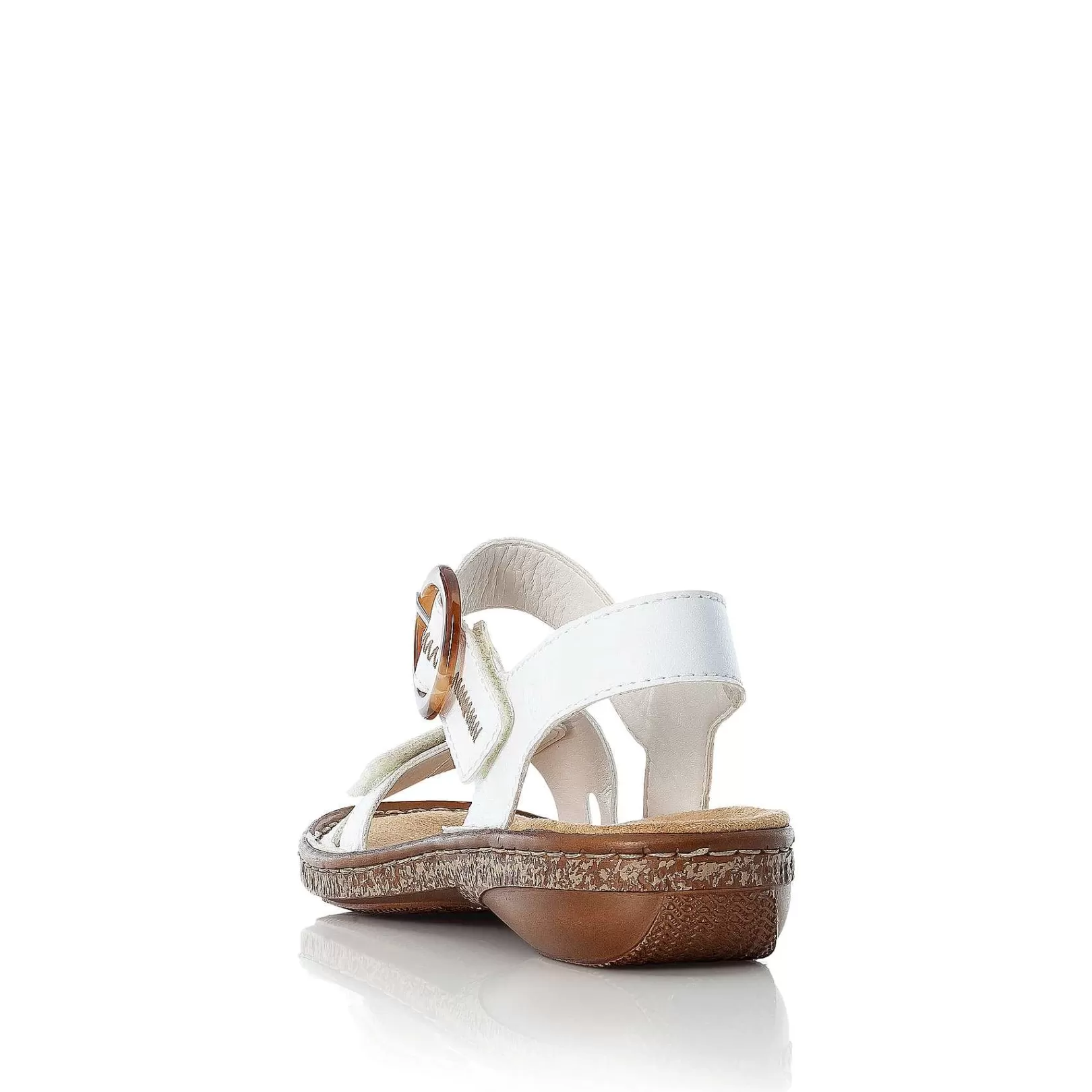 New Women'S Strappy Sandals Pure White Ladies Sandals & Sandals