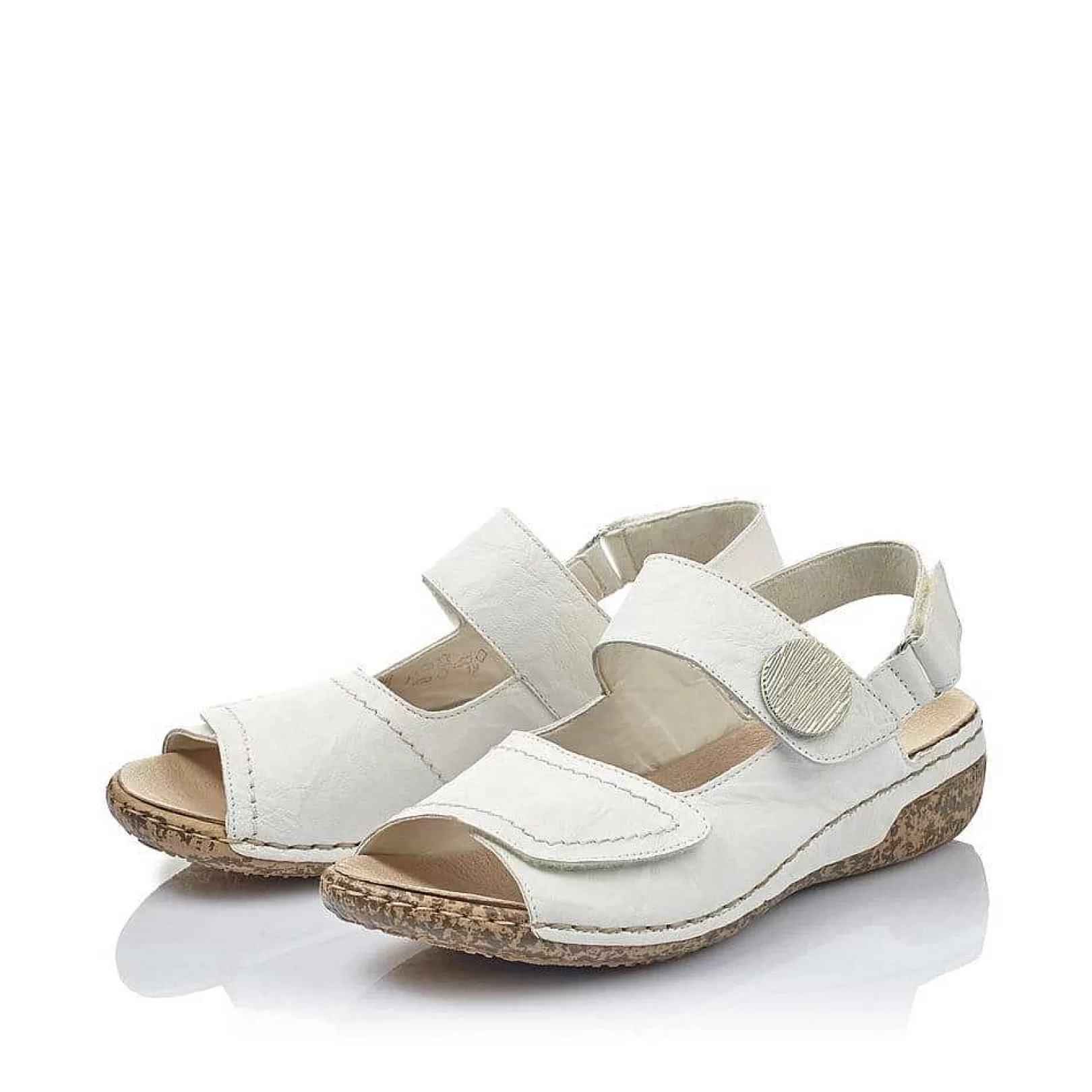 Cheap Women'S Strappy Sandals Pure White Ladies Sandals & Sandals