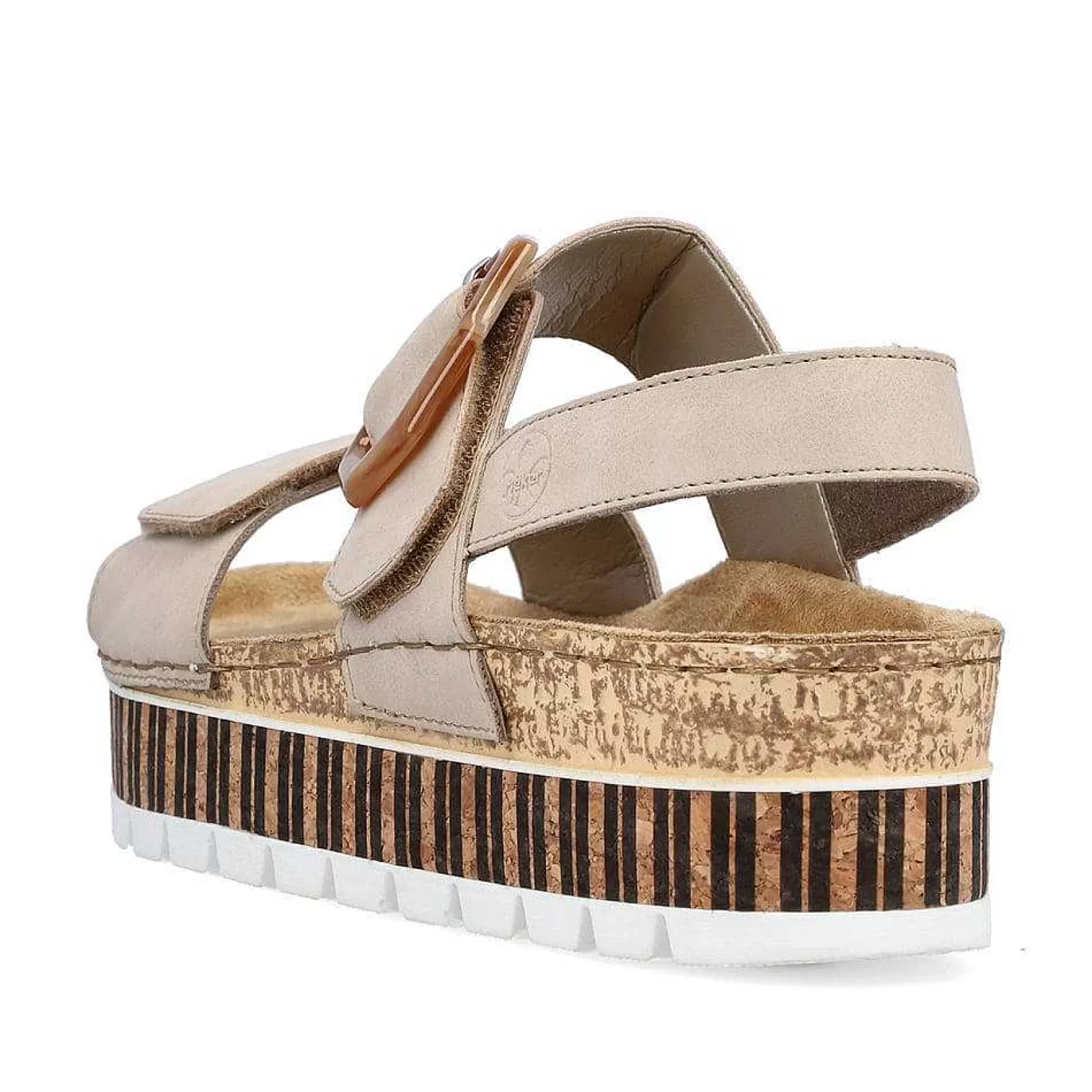 Outlet Women'S Strappy Sandals Sand Beige Ladies Sandals & Sandals