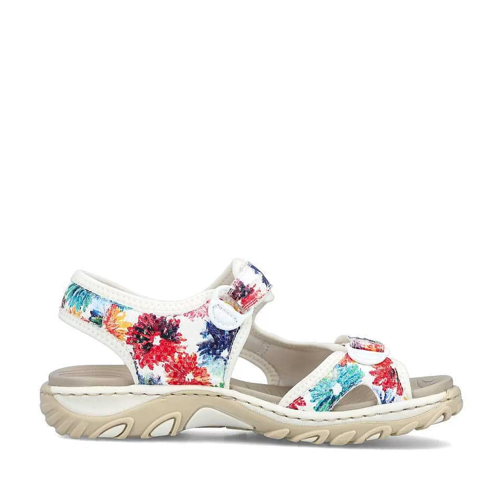 Flash Sale Women'S Trekking Sandals Floral-Pure White Ladies Colorful Styles