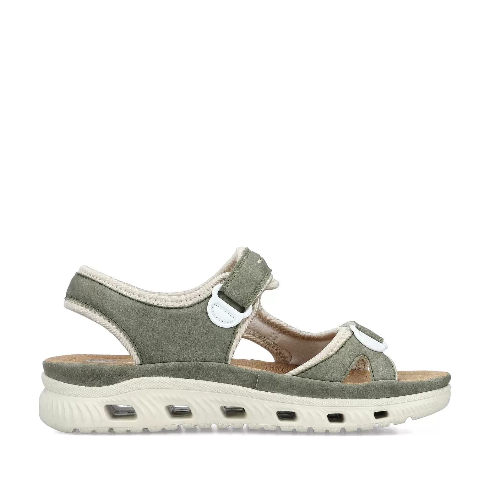 Clearance Women'S Trekking Sandals Green Grey Ladies Sandals & Sandals