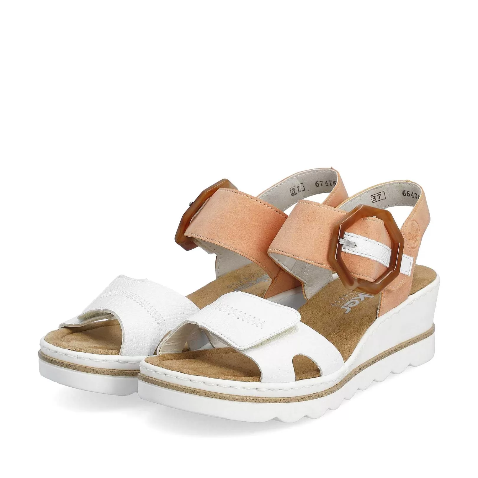 Clearance Women'S Wedge Sandals Snow White Peach Men'S Summer Shoes